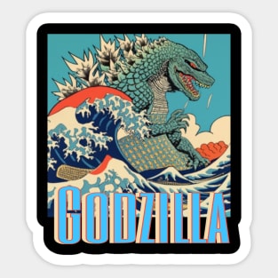 Godzilla Sticker